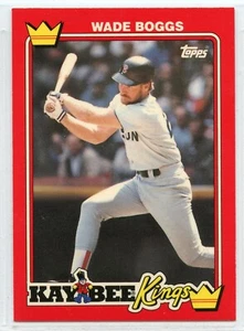 1990 Topps/KayBee Baseball Kings - #3 - Wade Boggs - Boston Red Sox - Picture 1 of 1