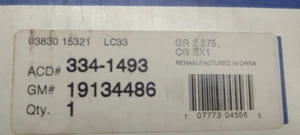 ACDELCO 334-1493 GM 19134486 Remanufactured Generator SKU46 - Picture 1 of 1