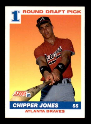 1991 Score #671 Chipper Jones Braves Rookie MINT - Image 1 of 2