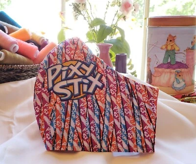 Pixy Stix Fun Colors Candy Face Mask Adult / Kids Cotton fabric  racbrez - Image 1 of 4