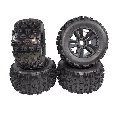 Arrma Kraton V6 6s BLX Botas Cabeza de Cobre 2 Neumáticos Ruedas 17mm Talion Outcast (4) Foto 1 de 4