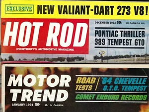1964 GTO tested and featured in 2 vintage magazines, Hot Rod & Motor Trend lot/2 - Imagen 1 de 5