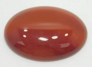 Nice Oval Carnelian Cabochon - Super Color. 40mm X 30mm. 85.7cts - Picture 1 of 4