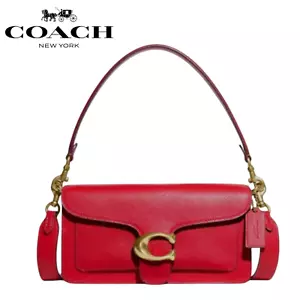 Coach 73995 Tabby 2way Schultertasche Handtasche rot poliertes Kiesel Leder Damen - Bild 1 von 9