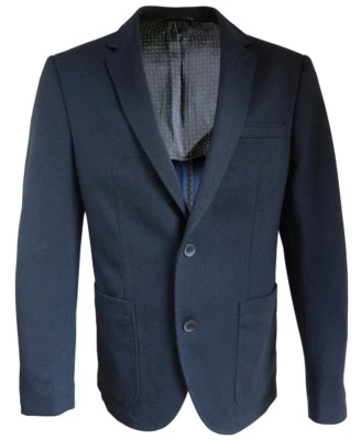 Gebr. Weis Sakko Modell Modern Strick in dunkelblau Gr. 50 bis 60 und 27 bis 30 - Bild 1 von 4