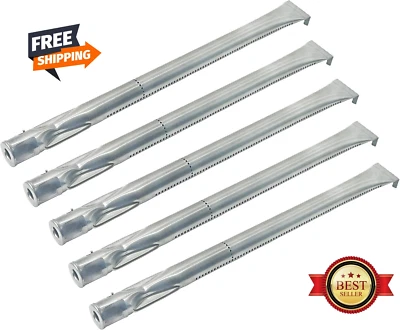BRANDED Gas Grill Burner Tube Replacement Parts Stainless Steel Charmglow 16 13/16" 5Set