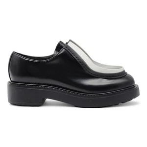 Prada Diapason Opaque Derby Shoes - Brushed Leather - Black 41 11US $1250 - Picture 1 of 9