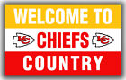 Kansas city CHIEFS Football Welcome to CHIEFS Country Flag 90x150cm 3x5ft banner