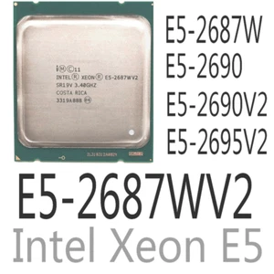 intel Xeon E5-2687W E5-2687W V2 E5-2690 E5-2690 V2 E5-2695 V2 CPU Processor - Picture 1 of 6