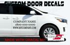 Custom Door Decal Commercial Van / Truck Your Company-Name-Text -Info-Logo 1 SET