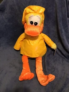 NEW Peek-A-Boo Medium Duck Plush Toy With Yellow Rain-gear - Picture 1 of 7