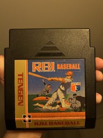 RBI Baseball Tenges NES Video Game Clean Tested Working