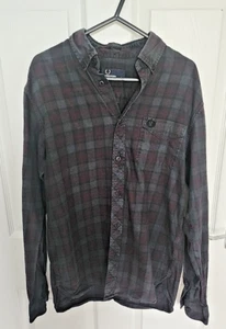 Camisa Fred Perry Para Hombre Verde Rojo Cuadros - Talla Pequeña - Imagen 1 de 4