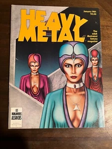 Heavy Metal Magazine 1981 – Various Issues - Sci-Fi & Fantasy Comic Adult Zine - Picture 1 of 13