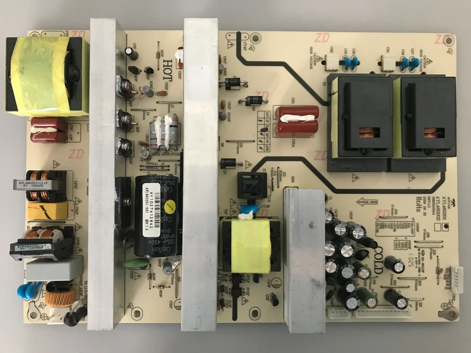 AYL460201, AYL460202, 3BS0010014, AYL460201-001, LC46VF60, VIORE POWER SUPPLLY - Image 1 of 4
