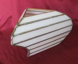 1930s ANTIQUE ART DECO GLASS & METAL DECORATIVE ART SCULPTURE - Picture 1 of 9