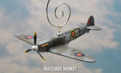 Polish RAF 303 Supermarine Spitfire Airplane Aircraft Christmas Ornament Adorno - Image 1 of 4