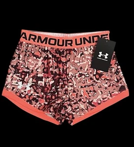 Under Armour Shorts Girls Play Up Printed Shorts Multi Color Size 6 New - Picture 1 of 9