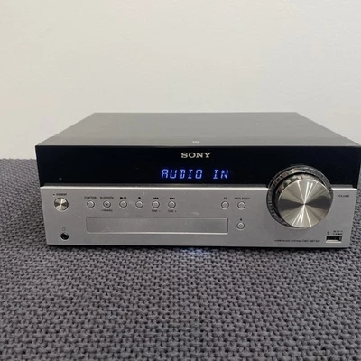 Sony CMT-SBT100 CD Receiver Bluetooth Audio System Tested, No Remote No Speakers - Image 1 of 4