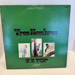 1973 LONDON RECORDS ZZ TOP TRES HOMBRES ALBUM MISSPELLED GRANGE - Picture 1 of 10