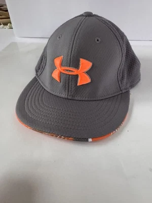 Gorra Under Armour Juvenil Gris Gorra Naranja Bajo Bill y Logo Snapback Fit Foto 1 de 4