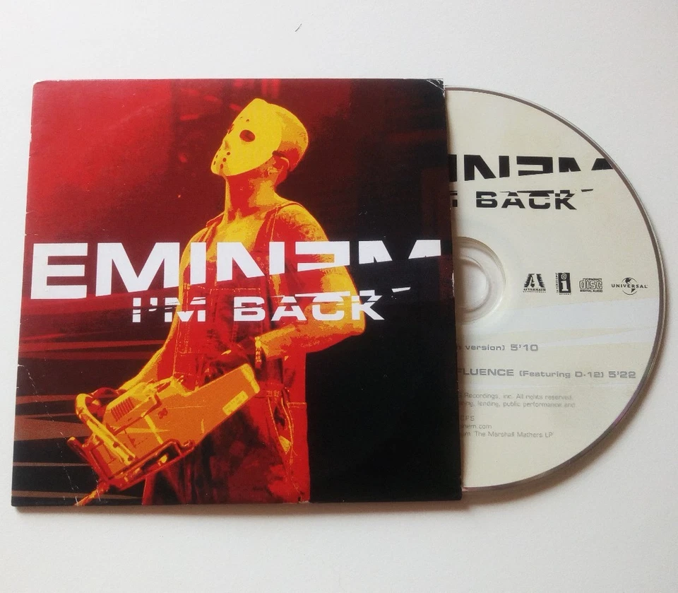Eminem - I'm Back - CD Single - 2001 - Hip Hop 2TR cardsleeve - Photo 1/2