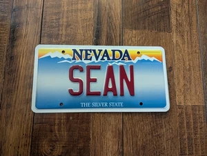 Placa de licencia personalizada Nevada The Silver State Sean Specialty años 2000 - Imagen 1 de 2