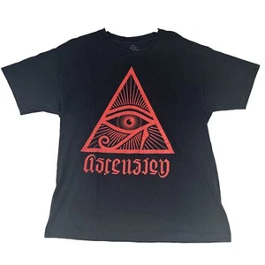 Y2K WWE The Ascension NXT "We Will Rise" Mens Size L Authentic Black Wrestling - Picture 1 of 9