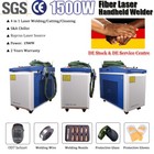 Raycus 1500W/2000W/3000W 4 IN 1 Schweißen, der reinigende Faserschweißgerät 