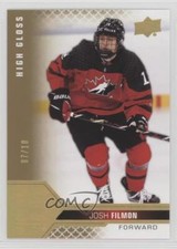 2022 Upper Deck Team Canada Juniors Men's U-18 High Gloss 7/10 Josh Filmon #20