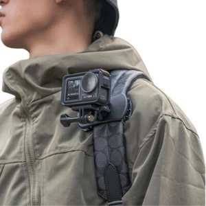 Universal Open Box Backpack Shoulder Strap Mount Clip For Gopro ,DJI Osmo Action - Picture 1 of 8