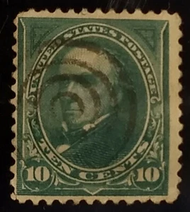 #258 - 1894 10c Webster (Dark Green) - Picture 1 of 2