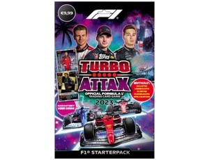 Tarjetas coleccionables Topps Fórmula 1 Turbo Attax 2023 - 1x paquete inicial carpeta de colección - Imagen 1 de 3