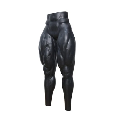 SMITIZEN Black Silicone Muscle Suit with Arms  Realistic muscle pant fetish - Image 1 of 4