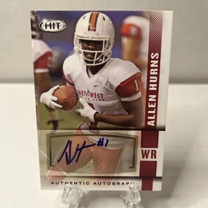 2014 SAGE HIT Auto Allen Hurns #A31 Rookie Autograph RC Miami Hurricanes Jaguars - Picture 1 of 2