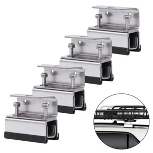UK New Stainless Steel 4Pcs Roof Rack Brackets for Vans Easy Installation Kit - - Picture 1 of 12