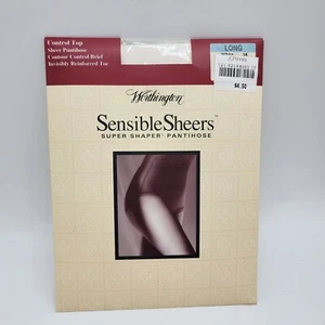 Worthington Sensible Sheers Control Top Super Shaper Pantihose Long White Penney - Picture 1 of 7