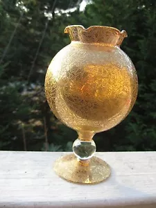 Vintage Mid Century MCM Glastonbury Lotus Rose Schale Vase mit Fuß 8" hoch - Bild 1 von 11