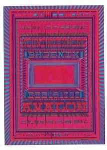 Youngbloods MT RUSHMORE 1968 AVALON BALLSAAL FAMILIE HUND POSTKARTE FD-106 N/M B-9 - Bild 1 von 2