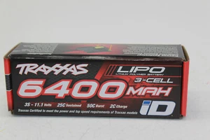 Traxxas TRX 2857 X LIPO 6400mAh 11.1V 3 Zellen 25C iD Stecker AKKU Slash.. - Bild 1 von 3