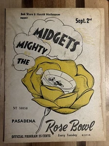 1947 Rose Bowl Speedway Midget Auto Race Program, Pasadena CA - Picture 1 of 12