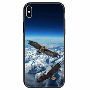 Funda trasera para teléfono serie Apple iPhone Eagle y vista a la montaña antena BC03 - Imagen 1 de 1