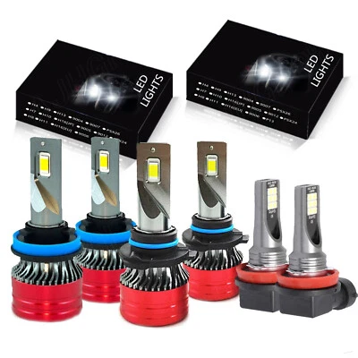 Combo faros LED haz alto/bajo para Chevrolet Equinox 2010-2017 + bombillas antiniebla Foto 1 de 4