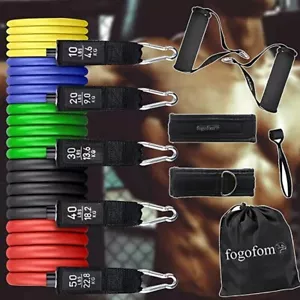 FOGOFOMO Conjunto de Bandas de Resistencia Bandas de Entrenamiento Apilables hasta 150Lb Bandas de Ejercicio - Imagen 1 de 4