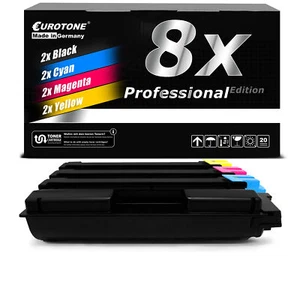 8x Eurotone PRO Patrone für Kyocera Ecosys P-7040-cdn - Afbeelding 1 van 4