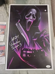 Scream ๐ฑ Ghostface 3 Jeff Brockton Autograph Autograph COA JSA ..L00K - Picture 1 of 2