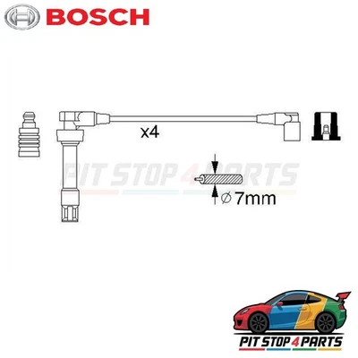 Bosch 0986356307 Ignition HT Lead Automotive Part Fits Volvo 340-360 1975-1983 - Image 1 of 4