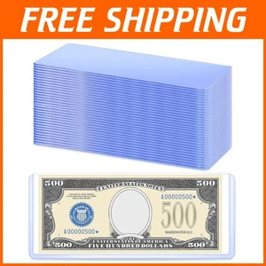 6.9 x 2.95 Inch PVC Bill Currency Holders - Extra Protection for Collectibles - Picture 1 of 8