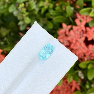 Turmalina Paraíba Azul Neon Natural Certificada AIGS 1,46ct (PA0772) - Imagem 1 de 3