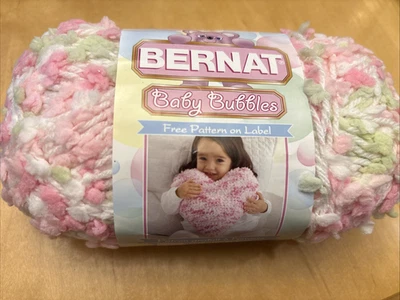 Пряжа Bernat Baby Bubbkes 2,4 унции Baby Bubble розовый акриловая смесь - Изображение 1 из 4